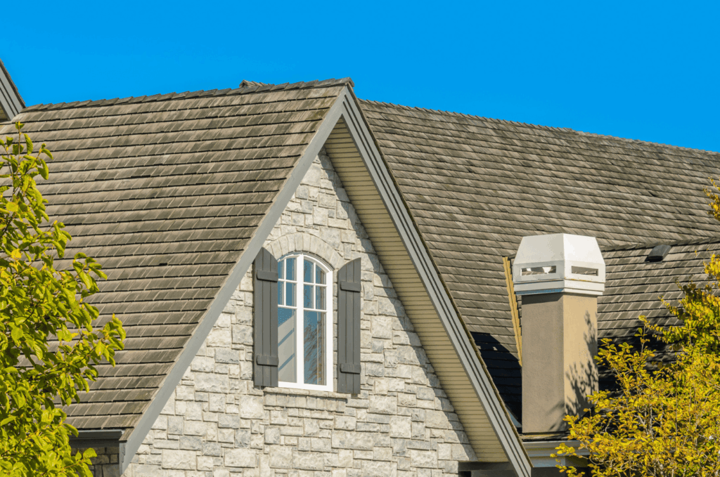 Complete roof replacement with durable shingles helps protect the home from rain, wind, and seasonal weather changes