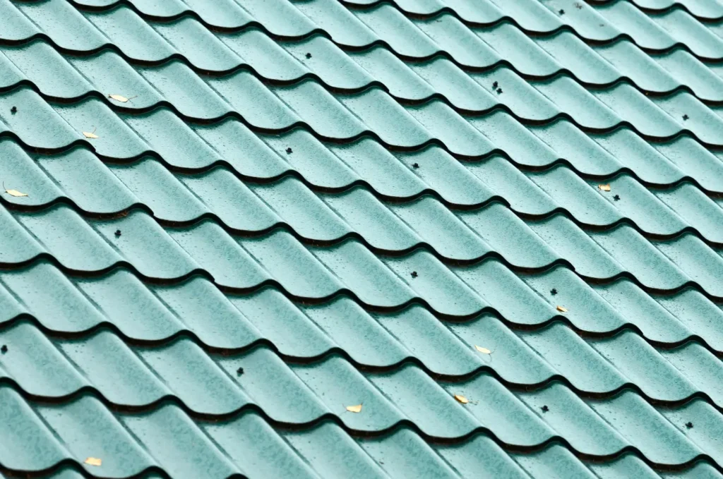 Metal roofing system designed to help prevent an emergency roof leak during heavy rain and severe weather