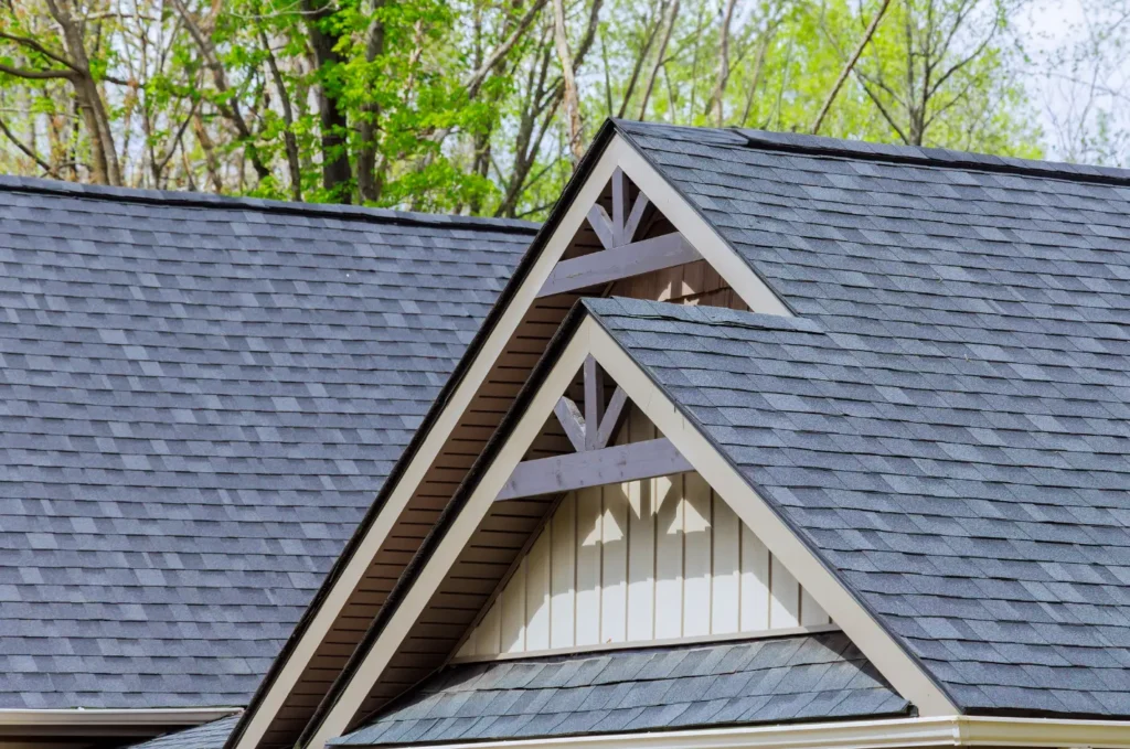 Asphalt shingle roof in good condition, helping homeowners avoid an unexpected emergency roof leak after storms.