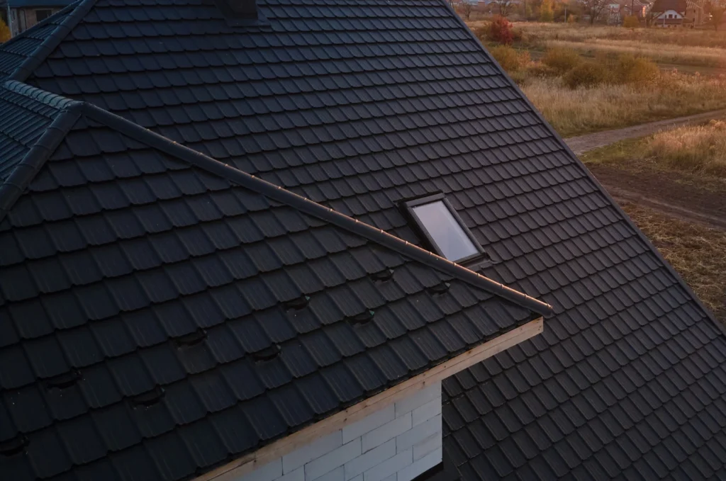 Roof inspection helps determine if moisture is caused by a roof leak or attic condensation