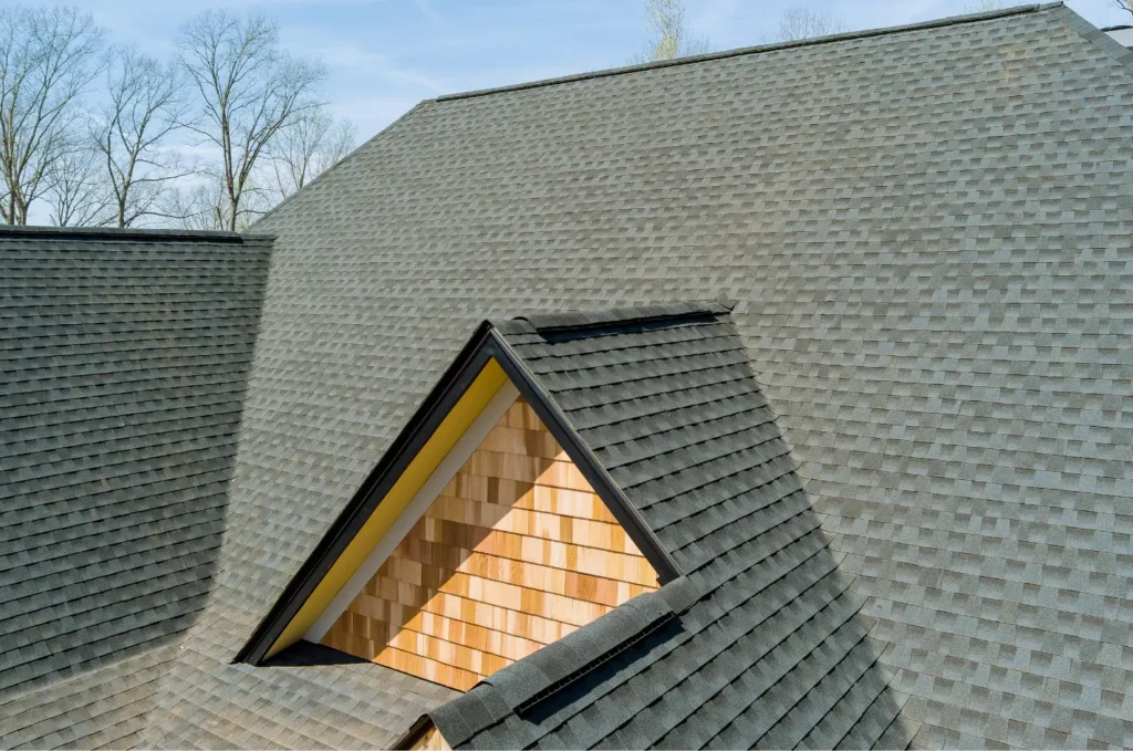 Roof diagnostics includes checking dormers, flashing, and roof surfaces to catch problems early